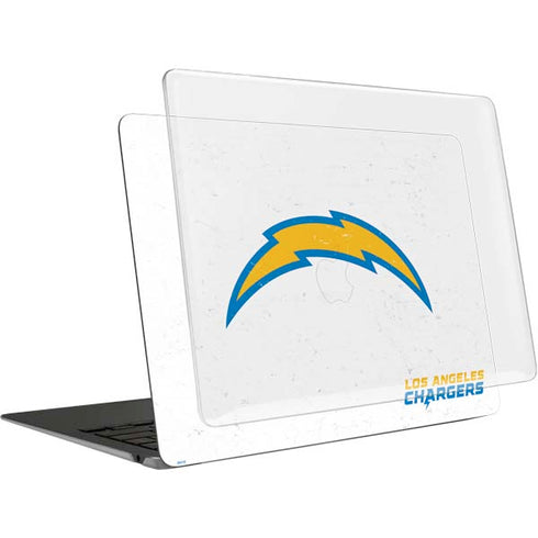 NFL Los Angeles Chargers Distressed MacBook Air 13in (2020) Case plus Skin